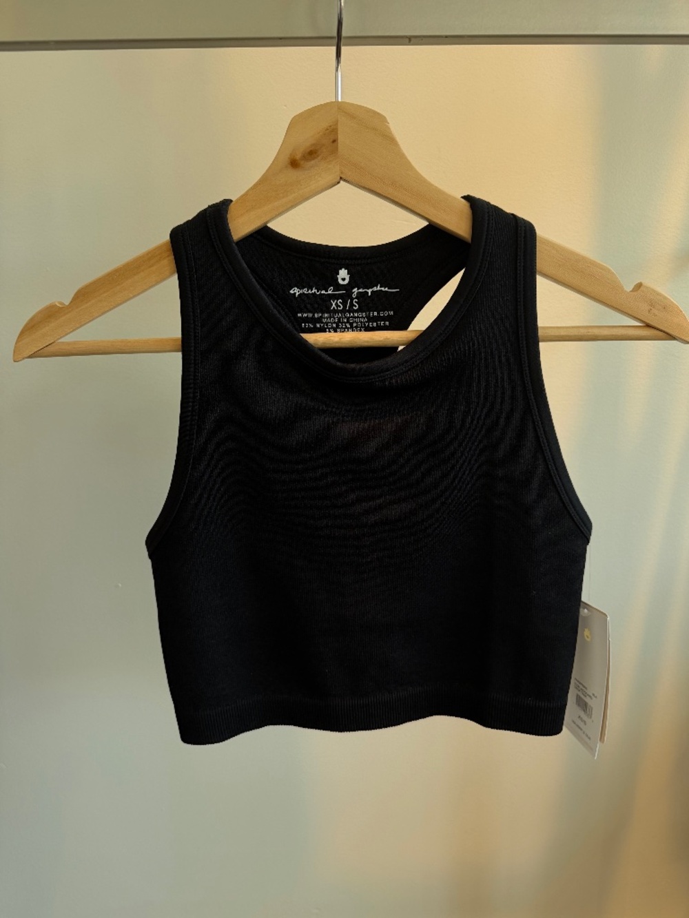 Spiritual Gangster Icon Jacquard Crop Tank